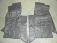 Коврики под сиденье УАЗ 452 (2 предмета) (винил/кожа, ватин) серые